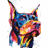 Painting by Numbers Dog Great Dane Portrait Modern Animal Art